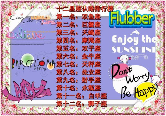 很笨的星座女_最笨的星座女生_十二星座谁最笨女生