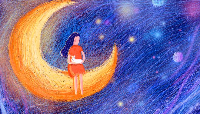 金牛星座画法女生图片大全_金牛绘画简笔画_金牛绘画作品