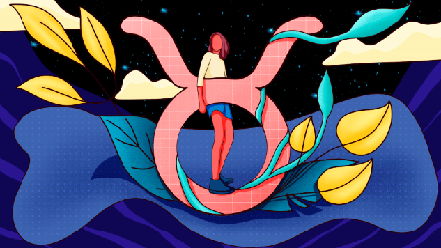 金牛星座画法女生图片大全_金牛绘画作品_金牛绘画简笔画
