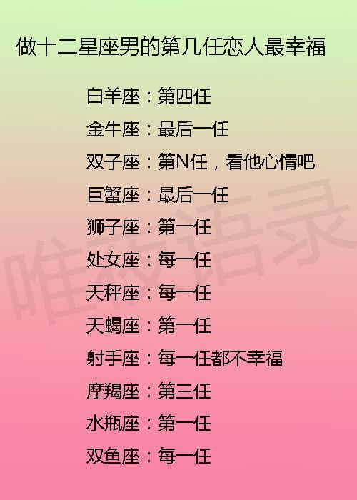 十二星座女真爱星座男_2021年真爱出现的星座女_不同星座女生有几次真爱