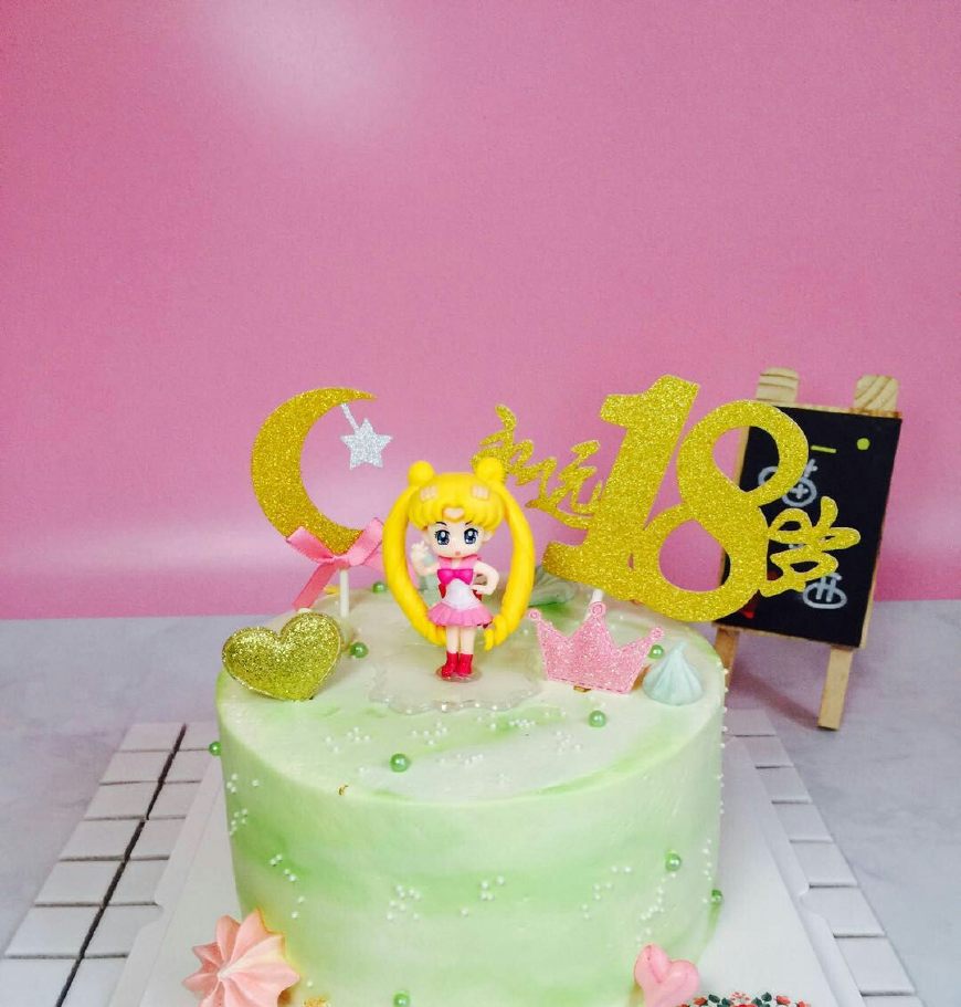 月份星座蛋糕款式女生仙女_仙女款蛋糕少女心_蛋糕仙女的生日蛋糕