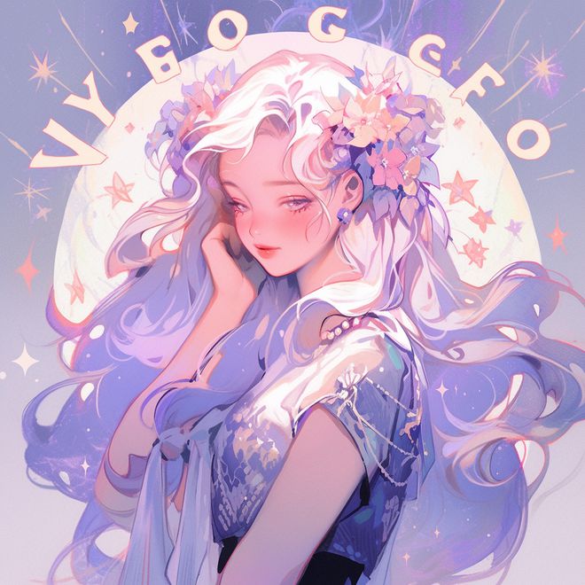 头像唯美可爱拟人星座女生_星座拟人女生头像可爱唯美_头像动漫拟人