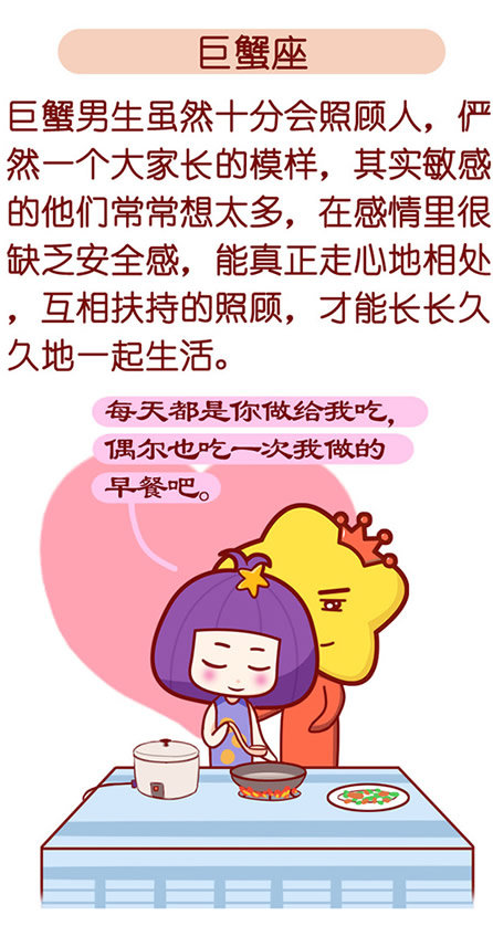 揭秘巨蟹座的恋爱真相：他们偏爱掌控哪些星座女性？