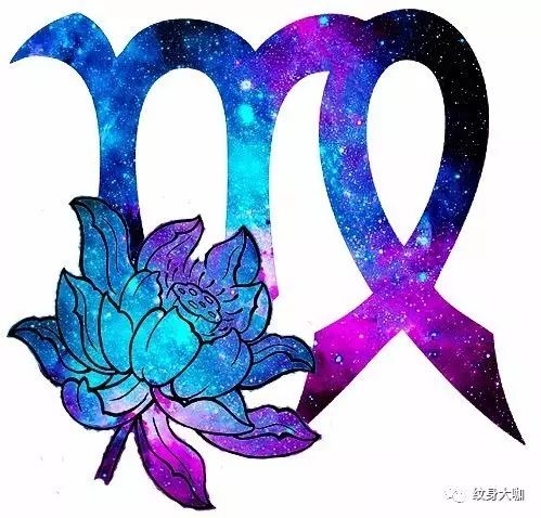 纹身星座图标_纹身十二星座图片大全_星盘星座纹身图片女生可爱