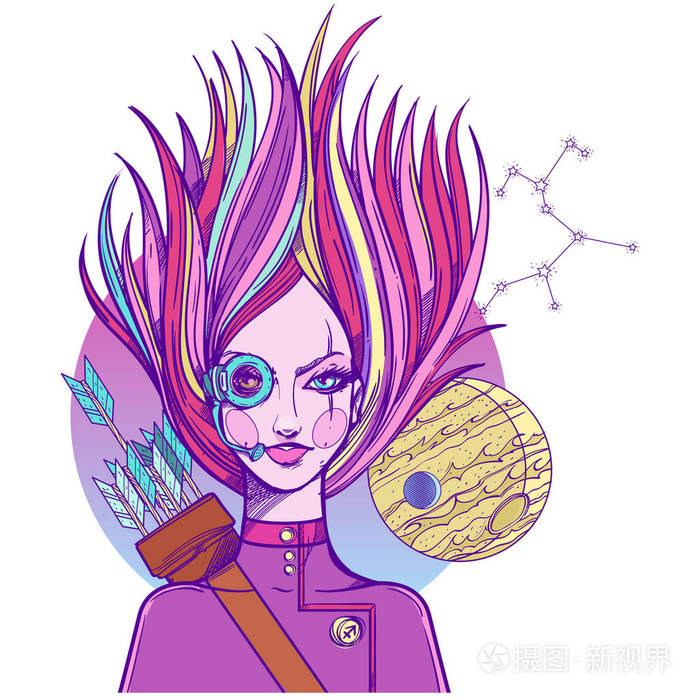头像射手星座专属女生_头像女生星座射手座_女生十二星座专属头像射手