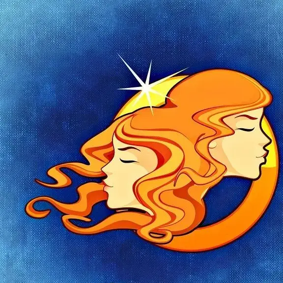 头像双子可爱星座女生_双子星座头像女生可爱_头像双子可爱星座女生动漫